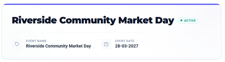 Event header preview